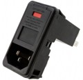 1-6609101-3 - PWR ENT MOD RCPT IEC320-C14 PNL