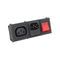 BZH11/Z0000/11 - PWR ENT IN/OUT IEC320-2-2F PNL