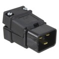 4300.0922 - PWR ENT PLUG IEC320-2-2I STR SCR