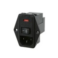 PE0SXSSX0 - PWR ENT MOD RCPT IEC320-C14 PNL