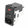 7-6609107-0 - PWR ENT MOD RCPT IEC320-C14 PNL