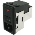 PS0SXDS6A - PWR ENT MOD RCPT IEC320-C14 PNL