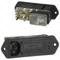 1-6609130-4 - PWR ENT MOD RCPT IEC320-C14 PNL