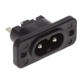 6160.0022 - PWR ENT RCPT IEC320-C8 PANEL QC