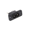 6160.0023 - PWR ENT RCPT IEC320-C8 PANEL QC