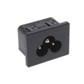 6163.0015 - PWR ENT RCPT IEC320-C6 PNL SLDR