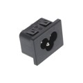 6163.0021 - PWR ENT RCPT IEC320-C6 PNL SLDR