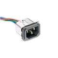 15SRBX8-X - PWR ENT RCPT IEC320-C14 WIRE