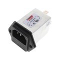 AF-B06-S - PWR ENT RCPT IEC320-C14 PANEL