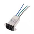 FN9255M-10-07 - C14 10A REAT PANEL MOUNT 0.45MA