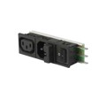 6424.0153.20 - PWR ENT MOD RCPT IEC320-C14 PNL