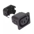 6610.1015 - PWR ENT RCPT IEC320-2-2F PNL IDC