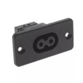 6180.0007 - PWR ENT RCPT IEC320-2-2D PANEL