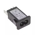 5008.3011 - PWR ENT RCPT IEC320-C8 PANEL QC