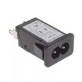 5008.3022 - PWR ENT RCPT IEC320-C8 PNL SLDR