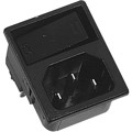 42R36-3152-150 - PWR ENT MOD RCPT IEC320-C14 PNL