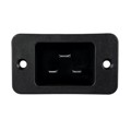 744W-00/03 - PWR ENT RCPT IEC320-C20 PANEL QC