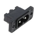 6160.0104 - 2577, IEC APPLIANCE INLET C8P, 7