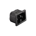 PX0595/10/28 - PWR ENT RCPT IEC320-C16 PANEL QC