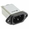 06GEEG3EM - PWR ENT RCPT IEC320-C14 PANEL QC