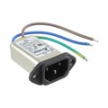 03GKEW3E - PWR ENT RCPT IEC320-C14 PNL WIRE
