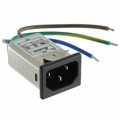 06GENW3EM-R - PWR ENT RCPT IEC320-C14 PNL WIRE