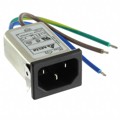 03GENW3EM-R(H) - PWR ENT RCPT IEC320-C14 PNL WIRE