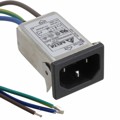 06GENW3EM-R(H) - PWR ENT RCPT IEC320-C14 PNL WIRE