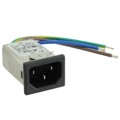 10GENW3QM-R - PWR ENT RCPT IEC320-C14 PNL WIRE