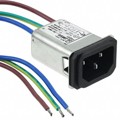 1-6609985-9 - PWR ENT RCPT IEC320-C14 PNL WIRE