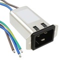 20GEEW3E - PWR ENT RCPT IEC320-C20 PNL WIRE