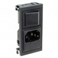 BZV01/Z0000/10 - PWR ENT MOD RCPT IEC320-C14 PNL