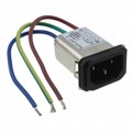 3-6609006-8 - PWR ENT RCPT IEC320-C14 PNL WIRE