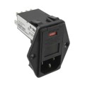 8-6609959-6 - PWR ENT MOD RCPT IEC320-C14 PNL