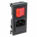 BZV01/Z0000/11 - PWR ENT MOD RCPT IEC320-C14 PNL