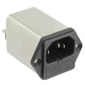 02BEEG3F-R - PWR ENT MOD RCPT IEC320-C14 PNL