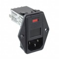 3-6609956-7 - PWR ENT MOD RCPT IEC320-C14 PNL
