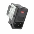 PS00XSH60 - PWR ENT MOD RCPT IEC320-C14 PNL