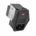 PE00XSS60 - PWR ENT MOD RCPT IEC320-C14 PNL