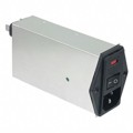 4-6609106-7 - PWR ENT MOD RCPT IEC320-C14 PNL