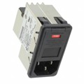 PS00SSS6B - PWR ENT MOD RCPT IEC320-C14 PNL