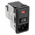 1-6609951-6 - PWR ENT MOD RCPT IEC320-C14 PNL