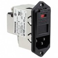 1-6609942-4 - PWR ENT MOD RCPT IEC320-C14 PNL
