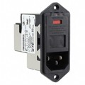 2-6609942-1 - PWR ENT MOD RCPT IEC320-C14 PNL