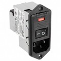 3-6609940-6 - PWR ENT MOD RCPT IEC320-C14 PNL