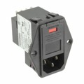 7-6609930-6 - PWR ENT MOD RCPT IEC320-C14 PNL