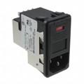 4-6609106-4 - PWR ENT MOD RCPT IEC320-C14 PNL