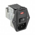 3-6609929-2 - PWR ENT MOD RCPT IEC320-C14 PNL
