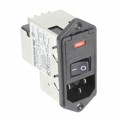4-6609940-0 - PWR ENT MOD RCPT IEC320-C14 PNL