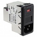 4-6609106-2 - PWR ENT MOD RCPT IEC320-C14 PNL